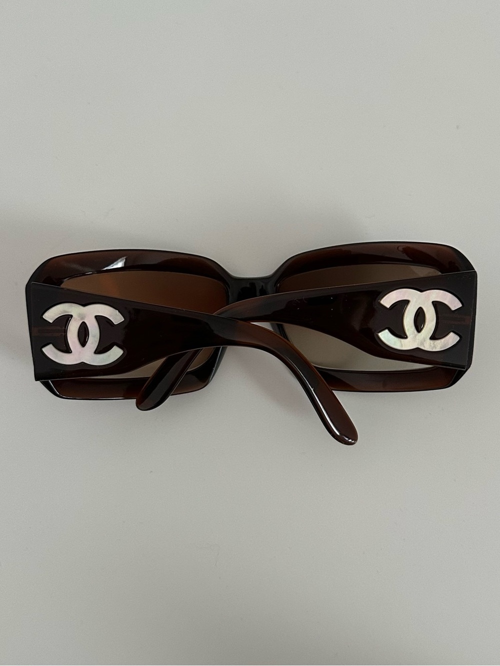 chanel 5076h mother of pearl brown sunglasses
